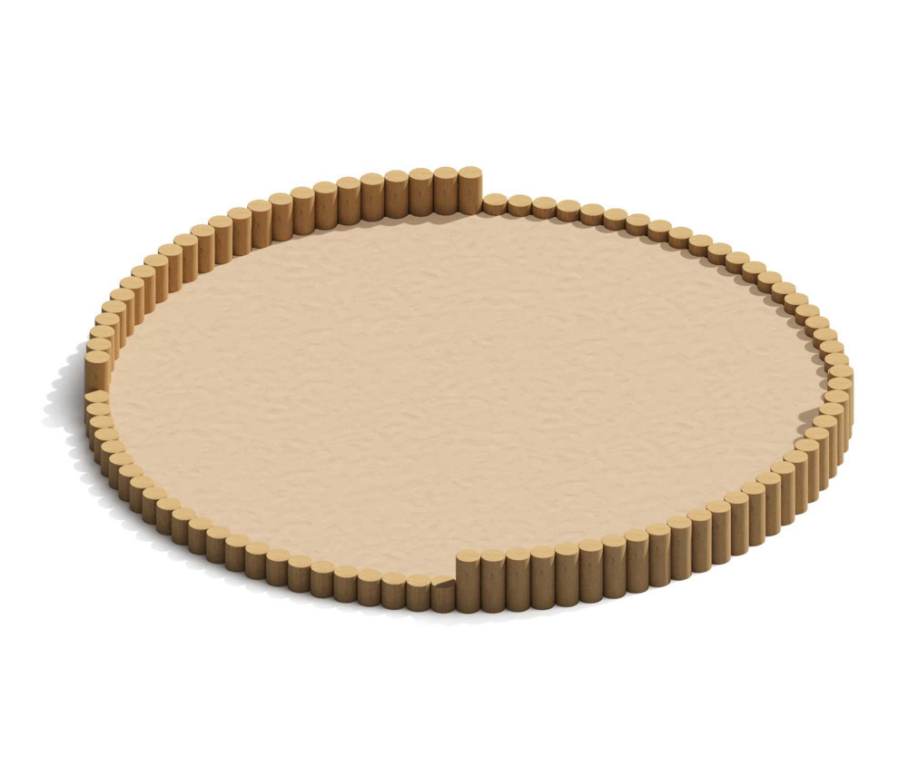 Песочница Столбики