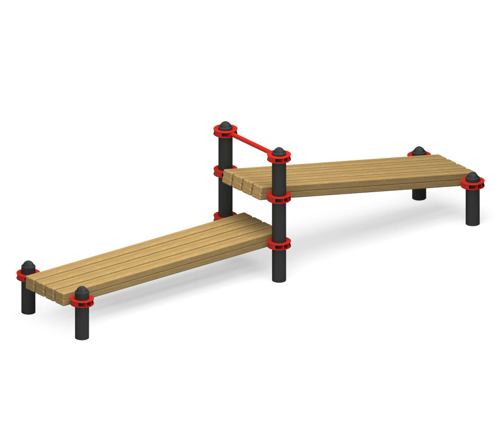 Воркаут-комплекс "Скамья для пресса двойная"